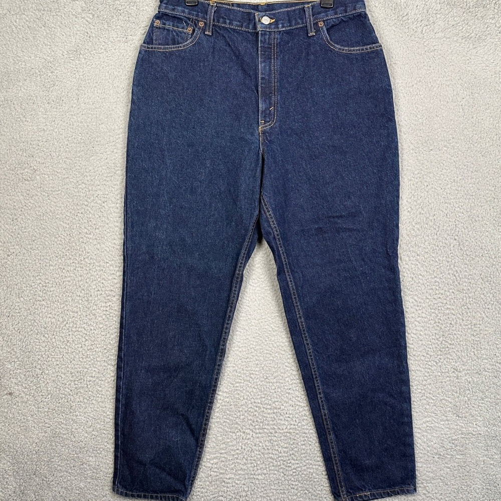 Vintage Levis 550 Jeans Womens 16 Blue Relaxed Fit Tapered Leg Denim Made in USA